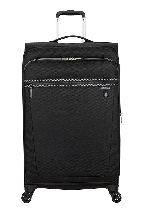 American Tourister Aerospin Spinner Expandable L  Czarny