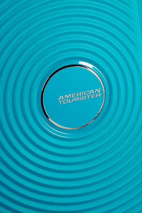 American Tourister Soundbox Spinner poszerzany 77cm Summer Blue