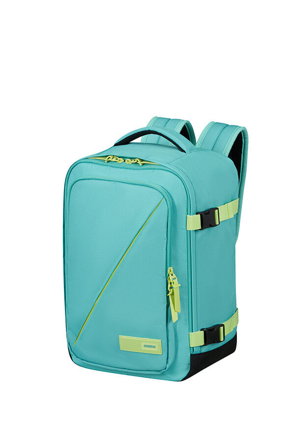 American Tourister Take2cabin Casual Backpack S  Dusty Turquoise/Lime
