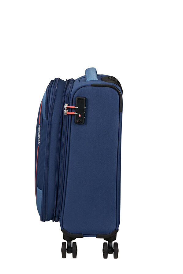 American Tourister Pulsonic Spinner Expandable 55cm  Combat Navy