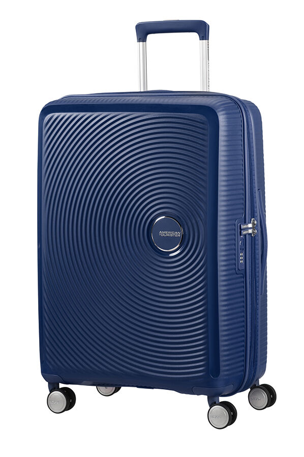 American Tourister Soundbox Spinner Expandable 67cm Głęboki Grafit