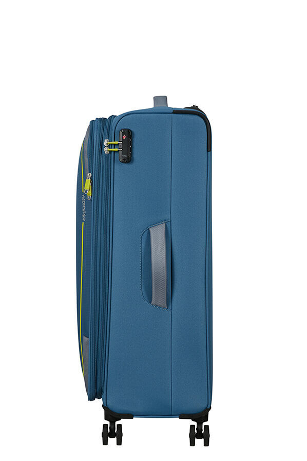 American Tourister Pulsonic Spinner Expandable 81 cm  Coronet Blue