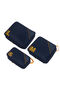 Packing Cubes Set of 3 Packing Cubes | American Tourister American Tourist. Ta Packing Cubes S/M/L  Navy/Orange