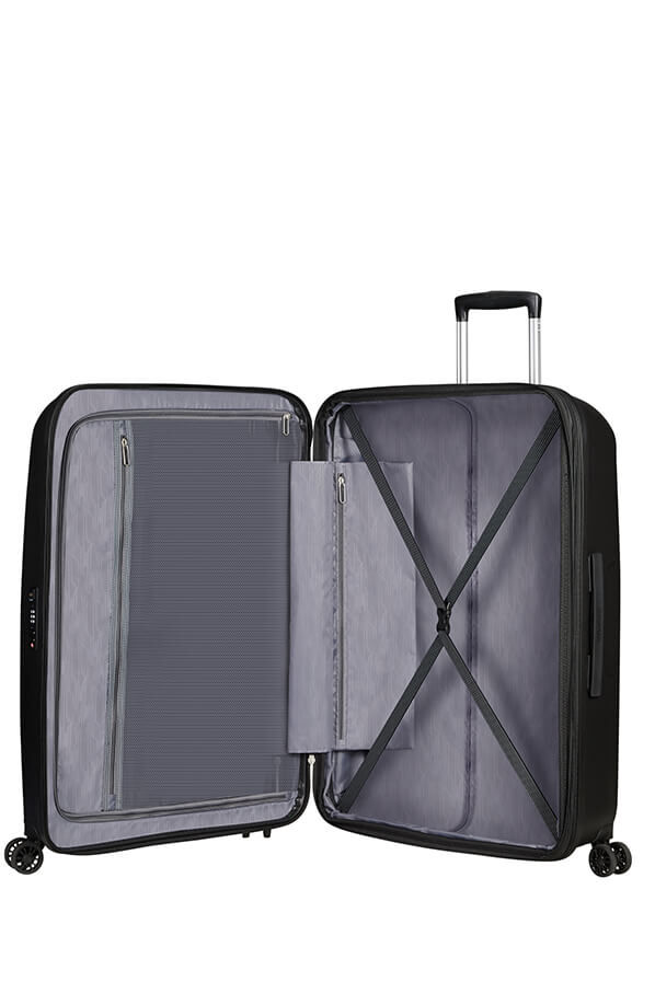 American Tourister Bon Air Dlx Spinner TSA Expandable 75cm  Czarny