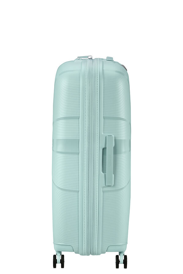 American Tourister StarVibe Spinner Expandable TSA 77cm  Metallic Surf Blue