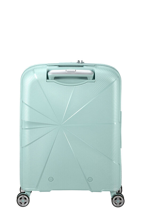 American Tourister StarVibe Spinner Expandable TSA 55cm  Metallic Surf Blue