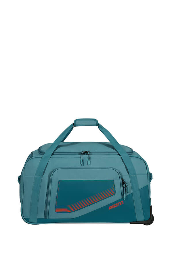 American Tourister City Racer Duffle with Wheels M  Petrol