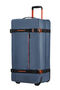 American Tourister Urban Track Duffle with Wheels Coated L  Navy/Orange