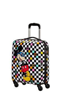 American Tourister Hypertwist Spinner (4 wheels) 55cm | American Tourister Hypertwist Spinner Disney 2.0 55cm  Mickey Check