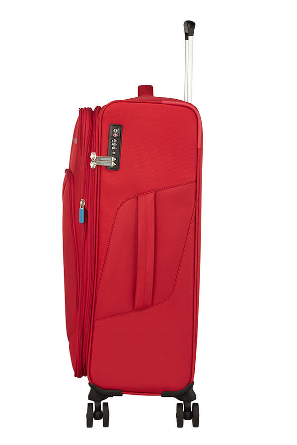 American Tourister Summerfunk Spinner Exp TSA 67cm  Czerwony