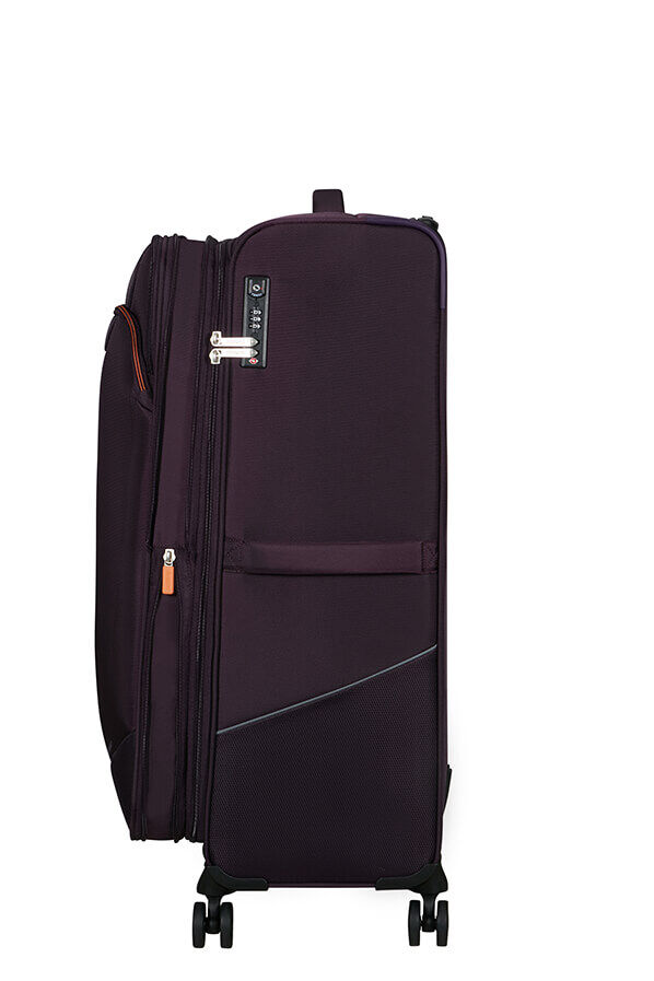 American Tourister SummerRide Spinner L EXP TSA 80cm  Dark Plum