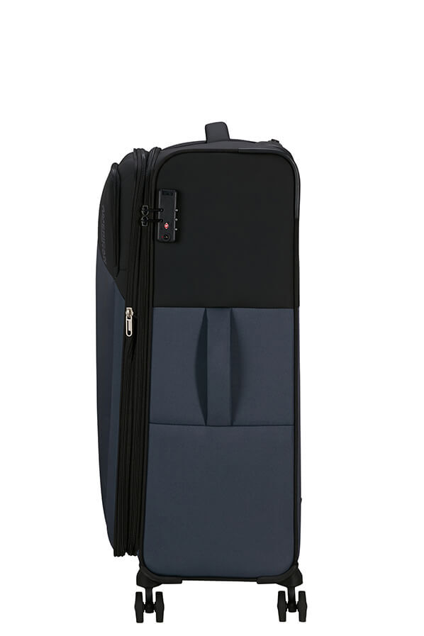 American Tourister Daring Dash Spinner Expandable TSA L  Czarny/Szary