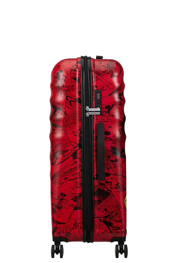 American Tourister Disney Wavebreaker Spinner TSA Disney Fl 77cm  Mickey Comics Red