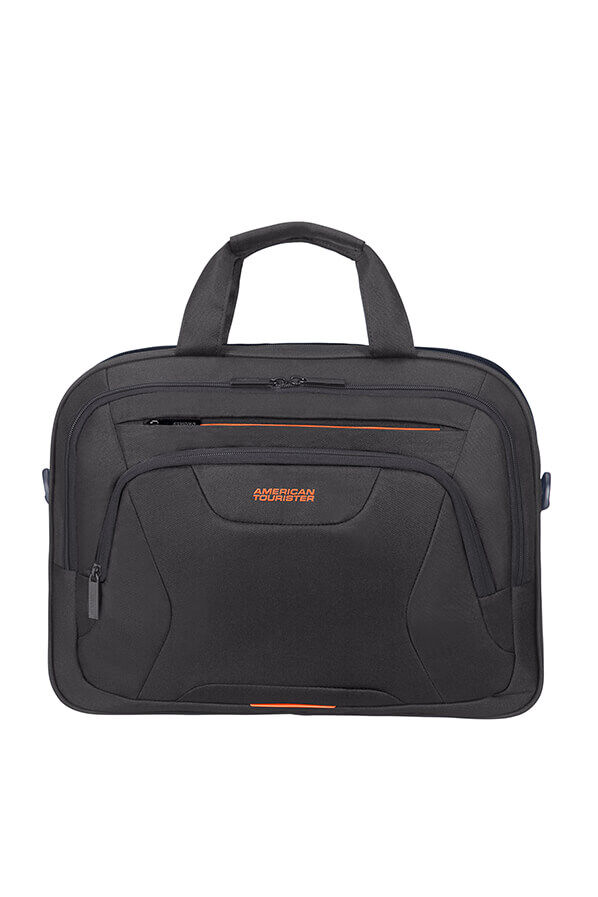 American Tourister At Work Laptop Bag  15.6inch Black/Orange