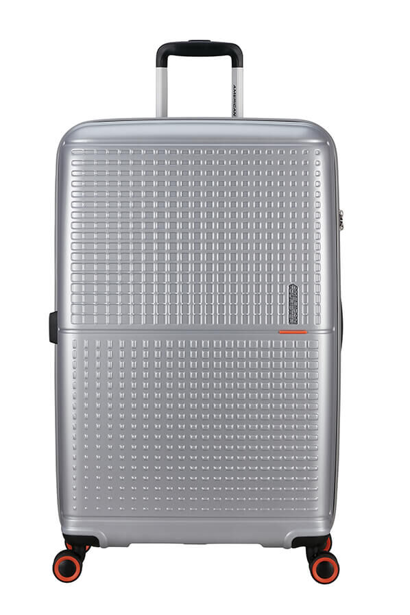 American Tourister Geopop Spinner 77/28 Tsa. 77cm  Metallic Silver