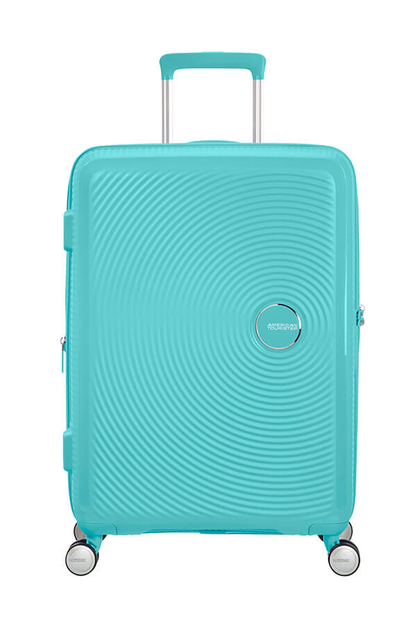 American Tourister Soundbox Spinner TSA Expandable 67cm  Poolside Blue