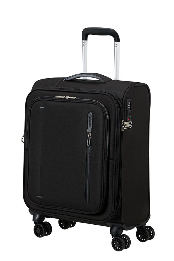 Cloudrider Bagaż podręczny | American Tourister Cloudrider Spinner EXP TSA S  Jet Black