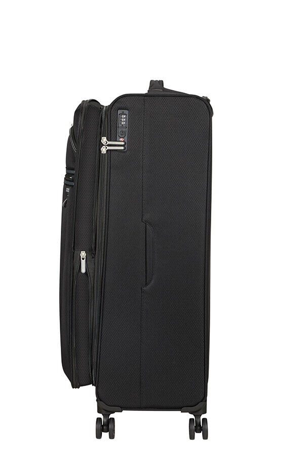 American Tourister Aerospin Spinner Expandable L  Czarny
