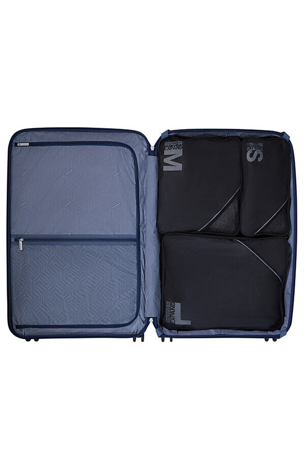 Packing Cubes Zestaw 3 organizer&oacute;w do pakowania | American Tourister American Tourist. Ta Packing Cubes S/M/L  Czarny/Szary