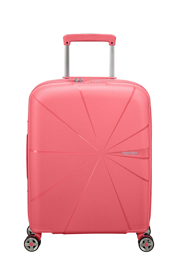 American Tourister Starvibe Spinner Expandable TSA 55cm Sun Kissed Coral
