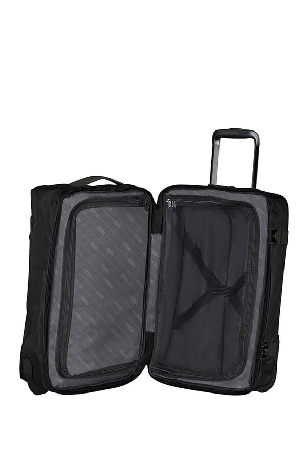 American Tourister Urban Track Duffle with Wheels S  Asphalt Black