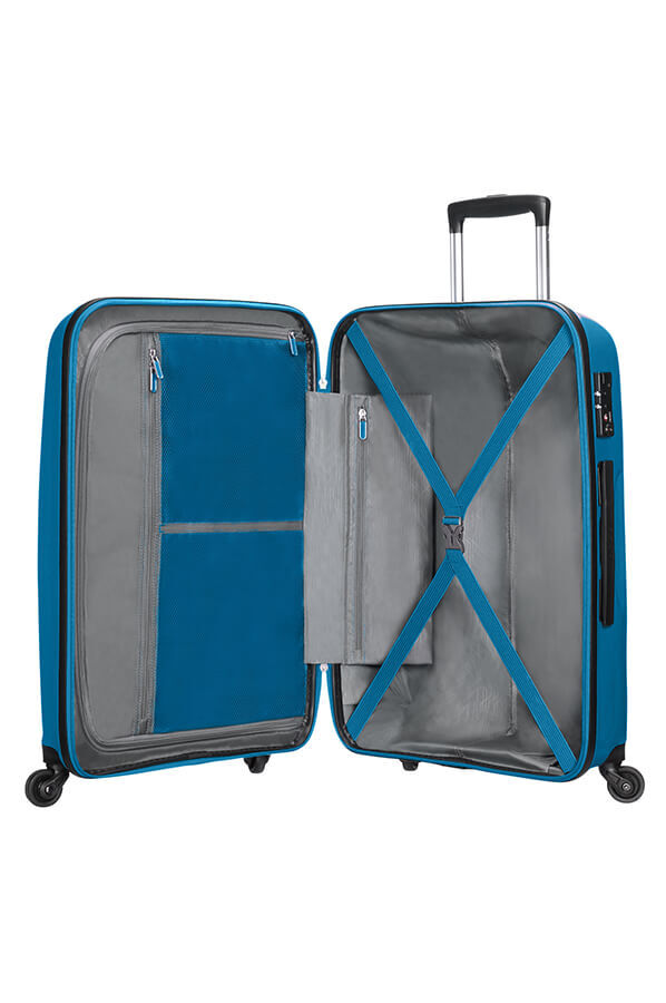 American Tourister Bon Air 4-wheel 66cm medium Spinner suitcase Seaport Blue