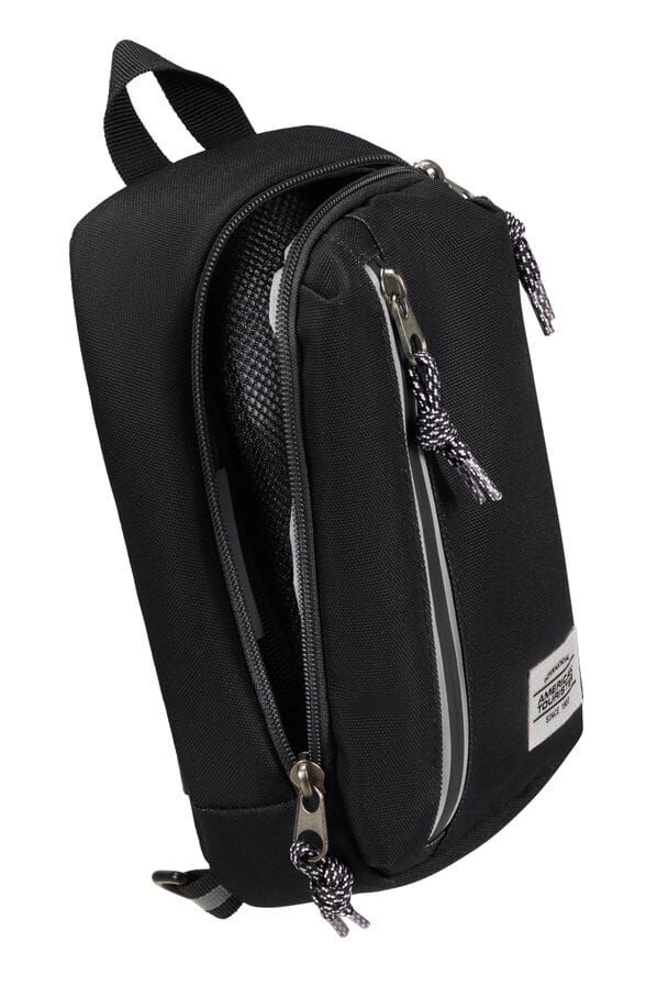 American Tourister Brightup Sling Bag Zip  Czarny