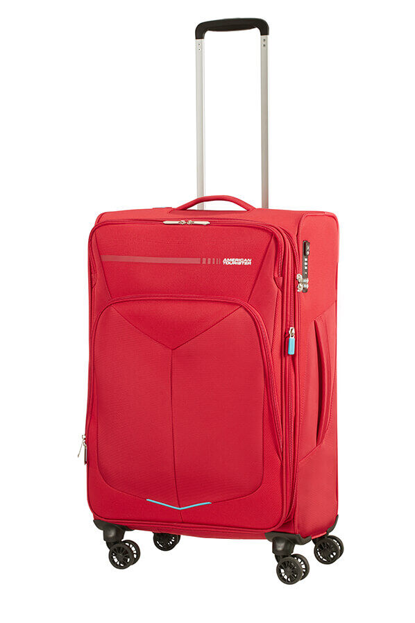 American Tourister Summerfunk Spinner Exp TSA 67cm  Czerwony