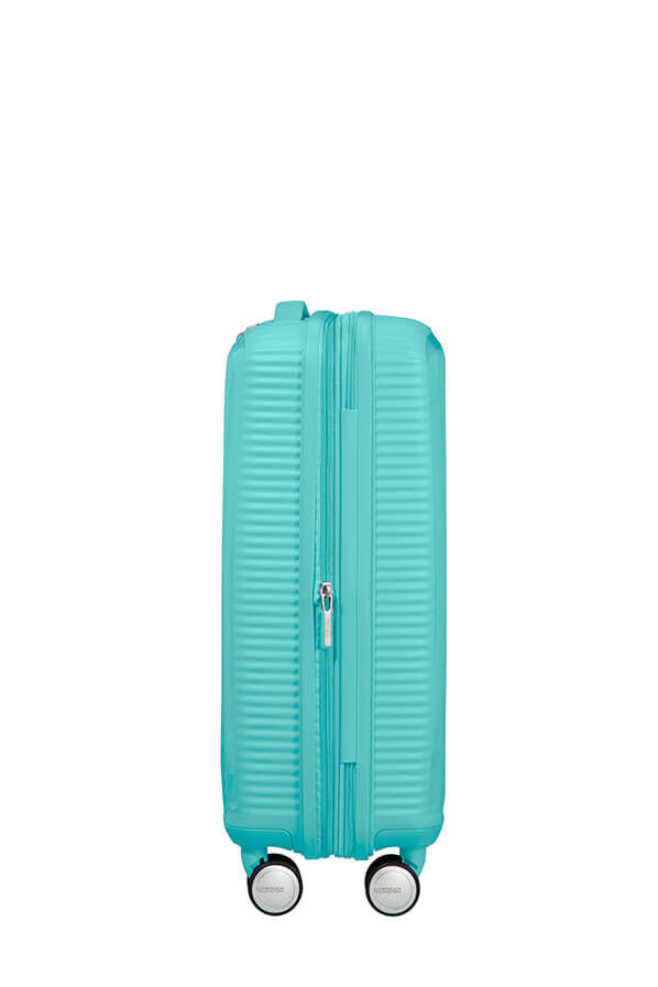 American Tourister Soundbox Spinner TSA Expandable 55cm  Poolside Blue