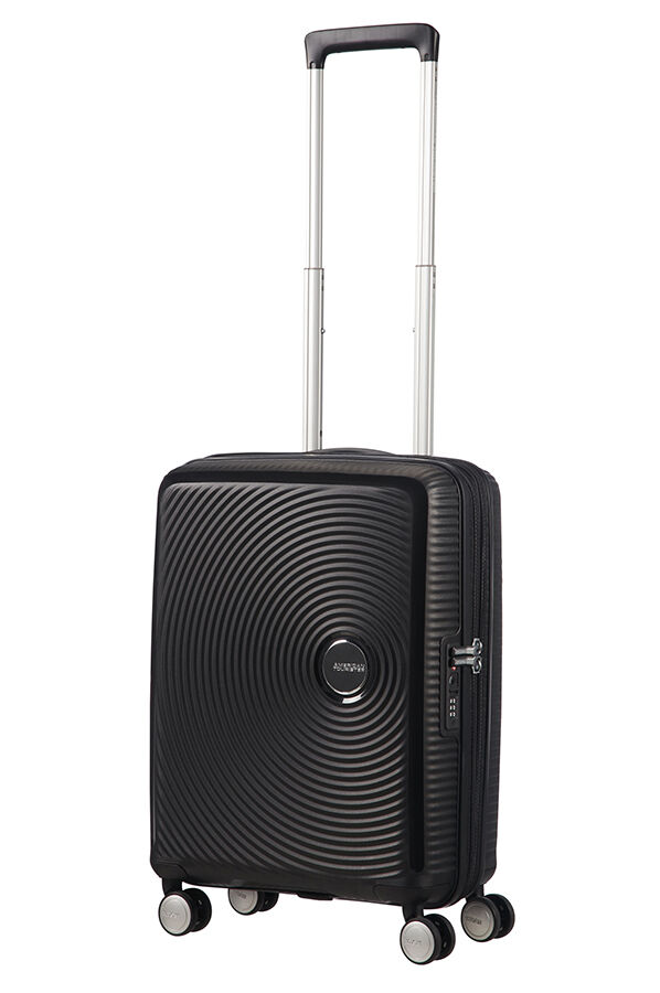 American Tourister Soundbox Spinner poszerzany 55cm Bass Black