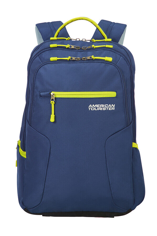 American Tourister Urban Groove Laptop Backpack  15.6inch True Navy/Lime