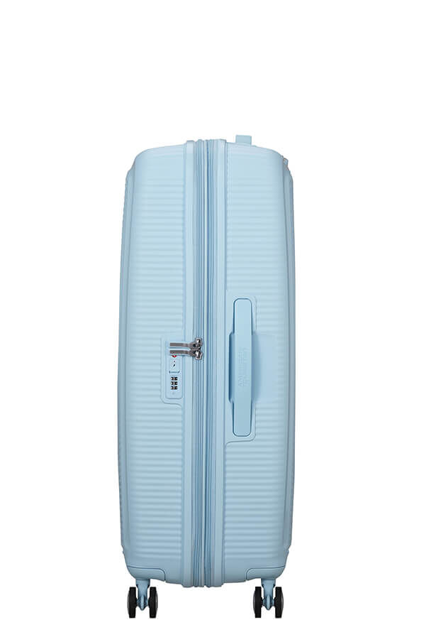 American Tourister SoundBox Spinner TSA Expandable 77cm  Pastel Blue