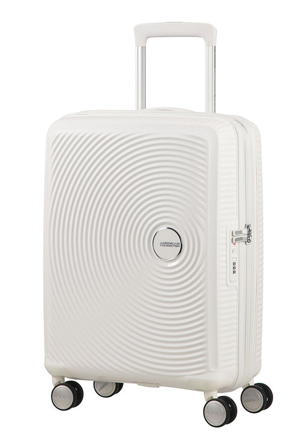 American Tourister Soundbox Spinner poszerzany 55cm Pure White