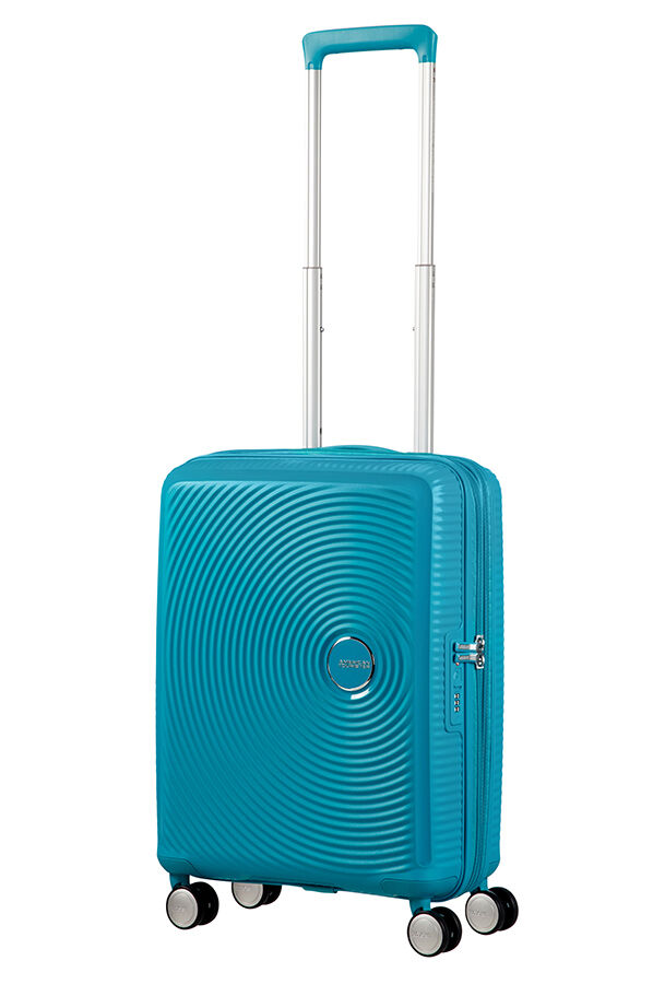 American Tourister Soundbox Spinner poszerzany 55cm Summer Blue