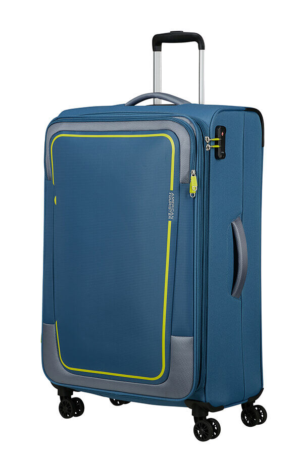 American Tourister Pulsonic Spinner Expandable 81 cm  Coronet Blue