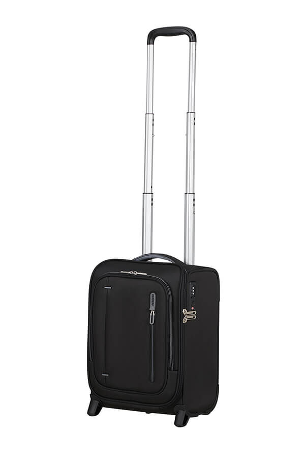 Cloudrider Walizka na 2 kołach S/M | American Tourister Cloudrider Upright Underseater Tsa  Jet Black