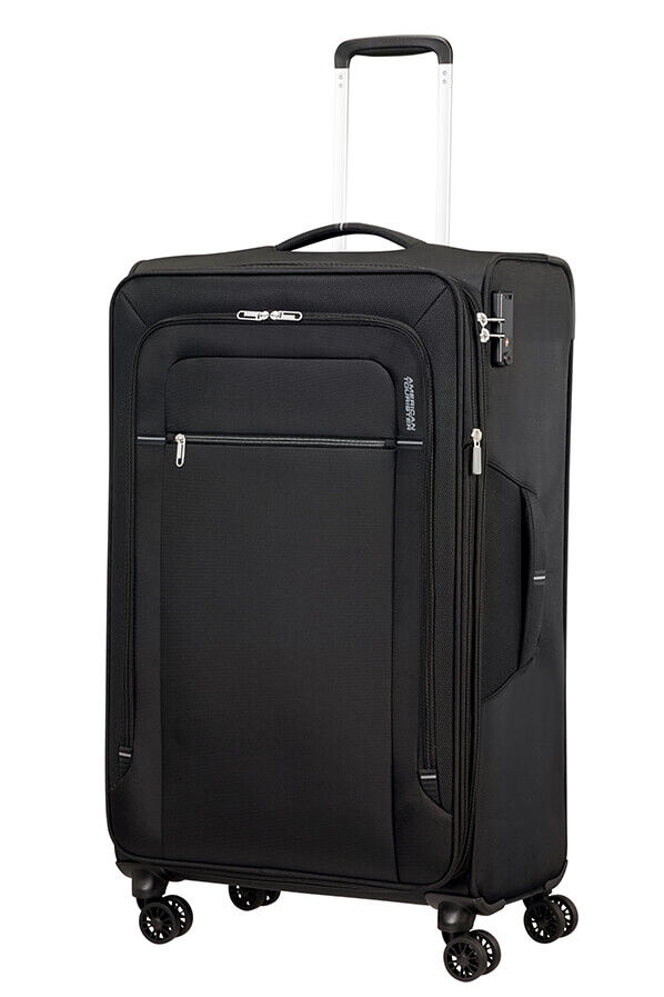 American Tourister Crosstrack Spinner Expandable 79cm  Black/Grey