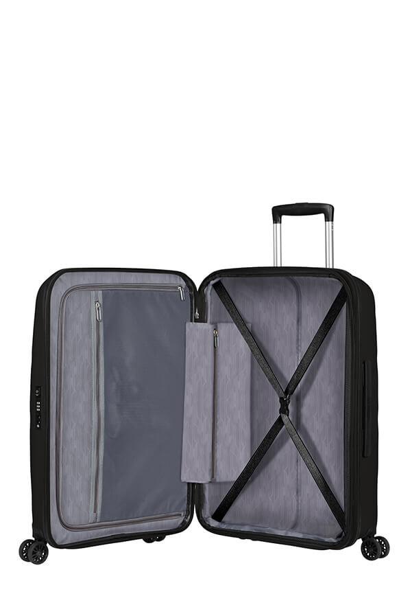 American Tourister Bon Air Dlx Spinner TSA Expandable 66cm  Czarny