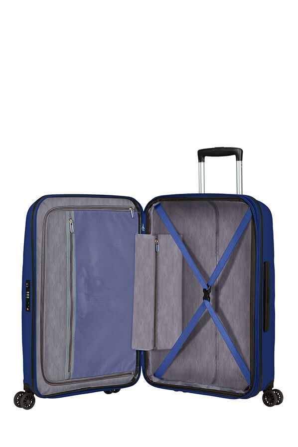 American Tourister Bon Air Dlx Spinner TSA Expandable 66cm  Midnight Navy