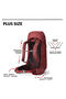 Gregory Float 360 KALMIA 60 XS/SM PLUS  Bordeaux Red