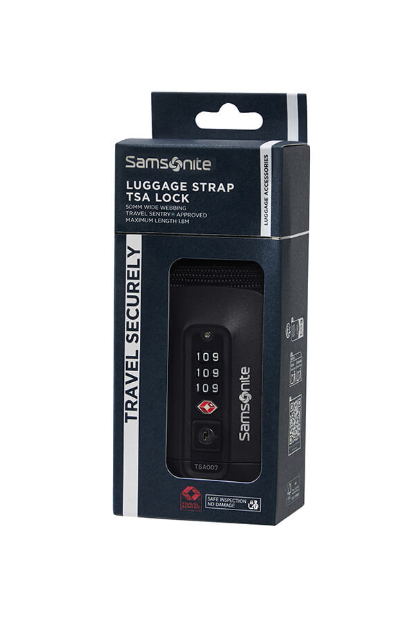 Samsonite Ta Revolution Luggage Strap/TSA Lock  Czarny