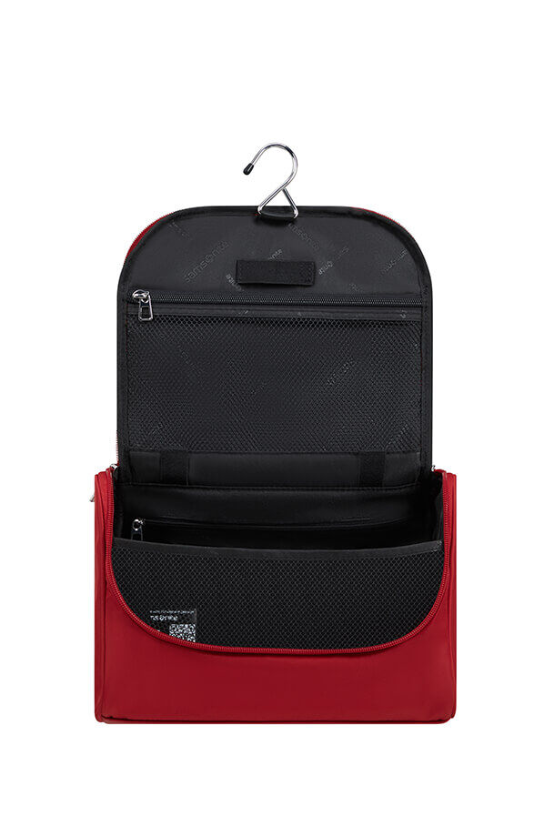 Samsonite Attrix Toilet Kit Hanging Toilet Kit  Red