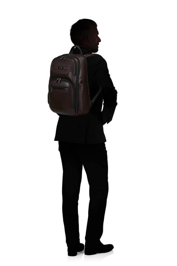 Pro-Dlx Leather Backpack 15.6"