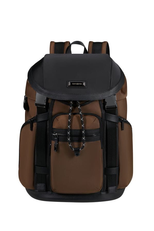 Samsonite Relyon Backpack M 15.6'' with flap  Brązowy