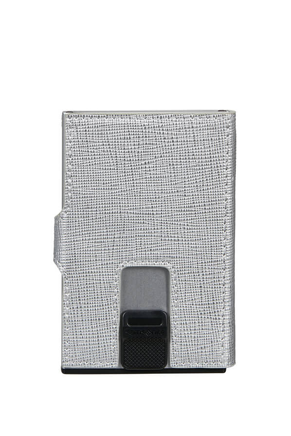 Samsonite Alu Fit 202 - Slide-up Wallet  Silver