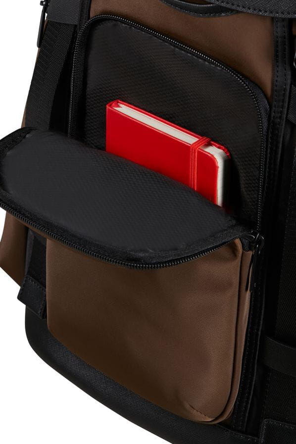 Samsonite Relyon Backpack M 15.6'' with flap  Brązowy