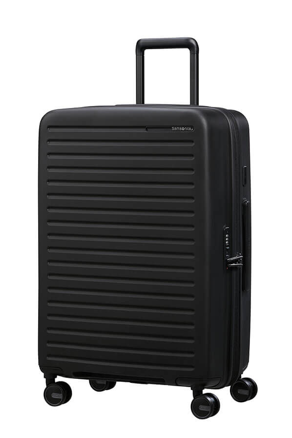 Samsonite Restackd Spinner Expandable 68cm  Czarny