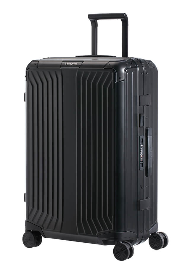 Samsonite Lite-Box Alu Spinner 69cm  Czarny