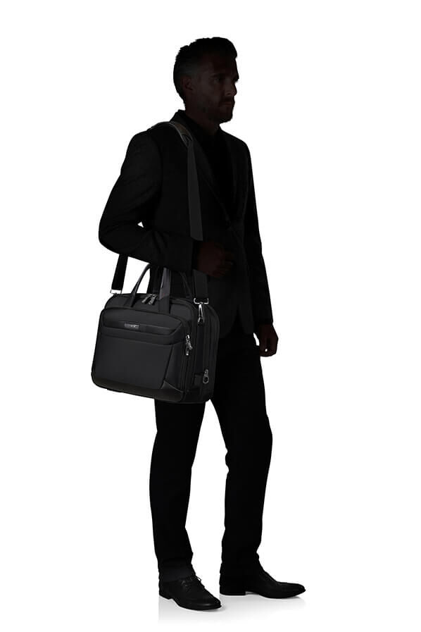 Samsonite Pro-Dlx 6 Bailhandle Expandable 15.6'  Czarny