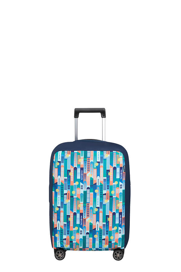 Samsonite Ta Revolution Foldable Luggage Cover S  City Print